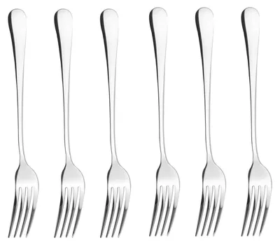 Productafbeelding van Tafelvorken - Roestvrij staal 304 - 6 stuks - 17,5 cm