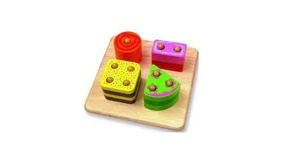 Produktbild von Pintoy Holzzähl- und Formenpuzzle