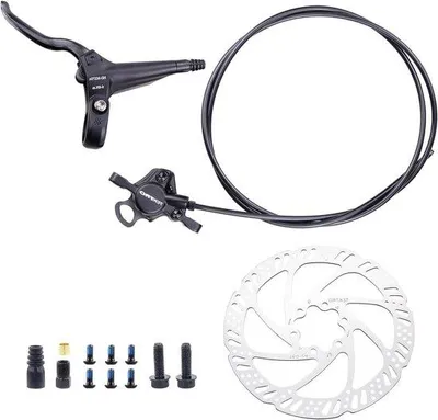 Obrázok produktu pre Hydraulická pevná brzda na horský bicykel, čierna