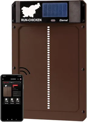 Produktbild von Automatische Hühnerstalltür – Automatische Kipptür für Hühnerstall – Hühnerstalltüröffner – Solarbetriebene Kipptür für Hühnerstall