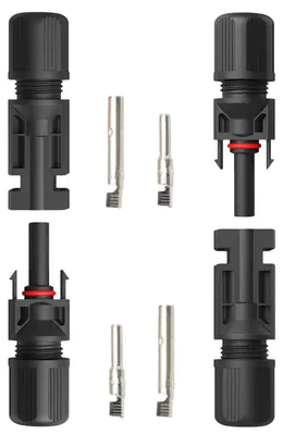 Produktbild von PV Solarstecker Stecker wasserdicht Solarkabel Buchse Verbinder 1-100 Paar 1500VMenge Solarstecker:2-Paar