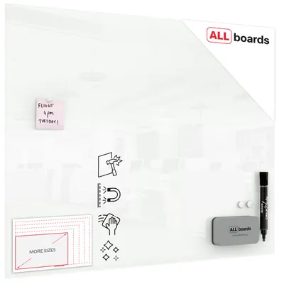 Produktbild von Glasboard - Weiß CLASSIC WHITE 100x80cm