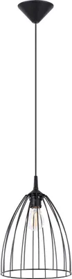 Zdjęcie produktu dla Lampa wisząca RITZ czarna 1xE27 15W stal 92x23x23cm Sollux Lighting