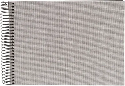 Produktbild von Goldbuch Spiralalbum Summertime grau 24x17 cm 40 schwarze Seiten