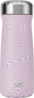 Produktbild von Thermosbecher, 0,47 L, dreifachwandig, Rosa - S'well | Lavender Swirl