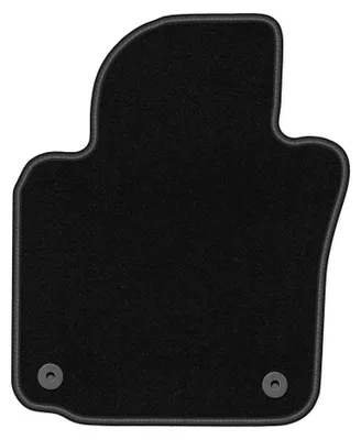 Image de Tapis conducteur en moquette pour Volkswagen Eos 2005-2015 (cabriolet) – 1 pièce, noir, sur mesure – Wielganizator BASIC