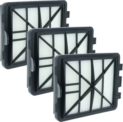 Produktbild von vhbw 3x Staubsaugerfilter Ersatz für Kärcher 6.414-805.0, 64148050 für Staubsauger - Abluftfilter (EPA-Filter) Schwarz Weiß