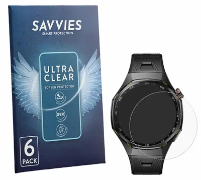 Produktbild von 6x Für Huawei Watch GT 7 Pro Schutzfolie Savvies Displayschutz Display Schutz Folie Klar Transparent
