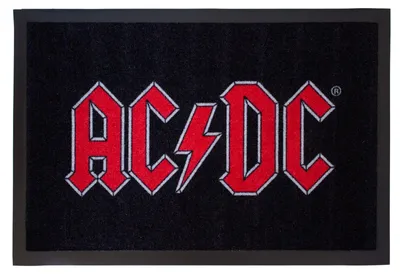 Produktbild von Original AC/DC Logo Fußmatte 060x040 cm sauberlaufmatte schmutzmatte FAN ARTIKEL