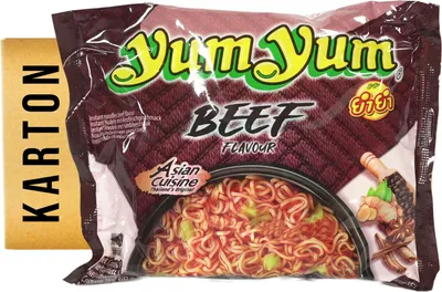 Produktbild von Yum Yum Rind Geschmack Nudelsuppe 30x60g