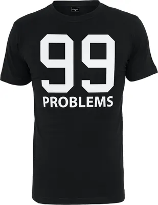 Image de Mister Tee Shirt - 99 PROBLEMS noir - S