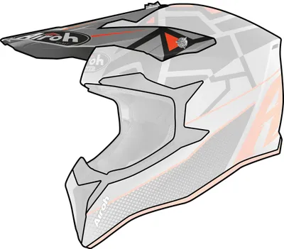 Immagine prodotto di Frontino Casco Airoh WRAAP Youth Mood Arancio Opaco