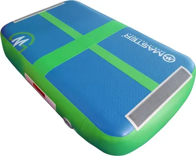 Image de Tremplin Airblock MASTER 60 x 100 x 20 cm - bleu - vert