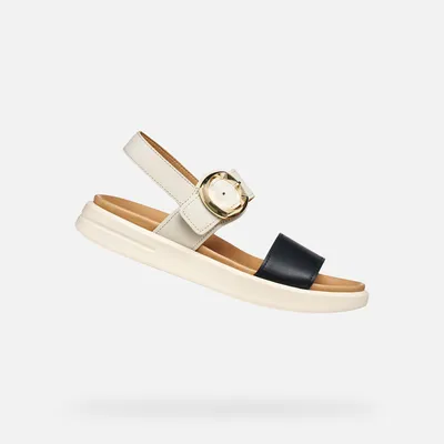 Produktbild von Geox Cremefarbene Damensandalen Xand 2S 42