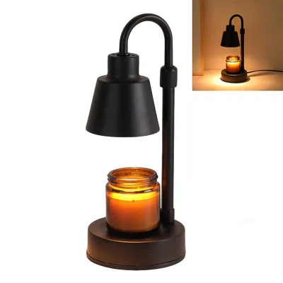 Produktbild von Kerzenwärmer Lampe – Elektrischer Candle Warmer mit Timer, dimmbar & höhenverstellbar für Duftkerzen