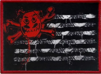 Produktbild von Anthrax - Fahne - Aufnäher zum Aufbügeln RO3943 (Einheitsgröße) (Schwarz/Rot/Weiß)