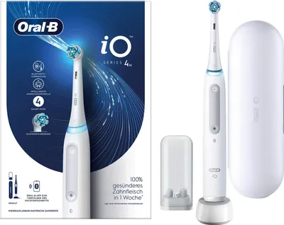 Produktbild von Oral-B iO Series 4 Elektrische Zahnbürste, 4 Modi, Reiseetui