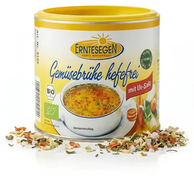 Produktbild von Erntesegen Gemüsebrühe Hefefrei - 220g Dose