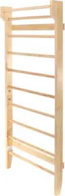 Imagen del producto de Panel de listones de madera, panel de listones resistente hasta 150 kg, barra de gimnasia para niños y adultos, panel de escalada para habitaciones infantiles y gimnasios