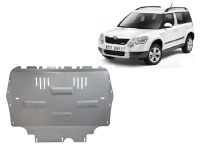 Obrázok produktu pre Hliníkový spodný ochranný rám pre motor a prevodovku pre Škodu Yeti