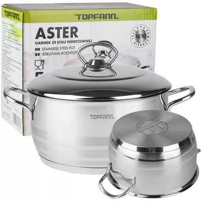 Produktbild von Topfann Edelstahl Topf 20cm 3,2L Induktion