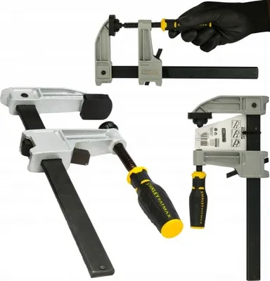 Zdjęcie produktu dla Ścisk hybrydowy szybkozaciskowy śrubowy stolarski 800 mm STANLEY FMHT0-83247