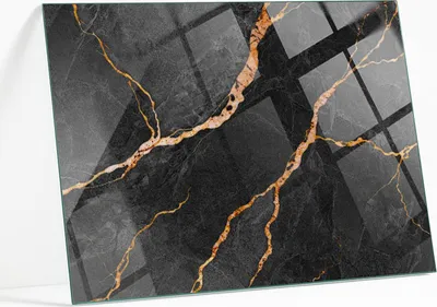 Produktbild von Bedruckte Glas Tischplatte 100x70 cm – Glasplatte mit Motiv – Esstischplatte bedruckt – Sicherheitsglas mit Druck – Tischplatte Ersatz – pflegeleicht – modern – dekorativ – Motivglas – Glastisch modern – Glasplatte Kunst – Glastischplatte Nachbildung –  Marmormuster mit Adern