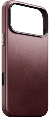 Image de Étui en cuir traditionnel Nomad, couleur bordeaux (Horween) - Compatible avec iPhone 18 Pro Max / 17 Pro Max