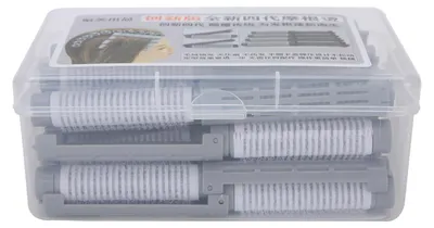 Produktbild von 20pcs Hair Perm Rods Fluffy Perming Rod Roller Curler Hairdressing Tool KitGray