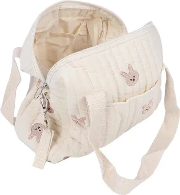 Produktbild von Famanu Aufbewahrungstasche Große Kapazität - Multifunktionale Wickeltasche für Kinderwagen (Hasenmotiv)