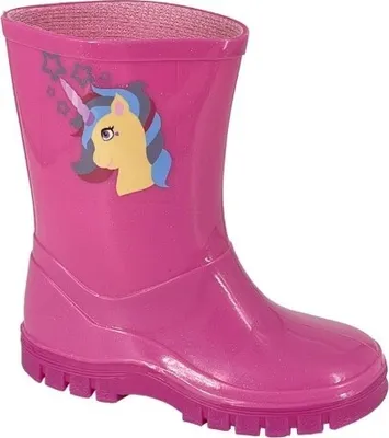 Produktbild von StormWells - Mädchen Gummistiefel "Fantasy", Einhorn DF2044 (20 EU) (Pink)