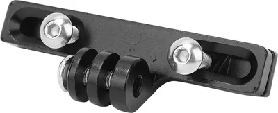 Obrázek produktu pro Hliníková slitina Černá základna na kolo Sedlo jízdního kola Klip pro upevnění kamery Gopro Hero6/5/4/3