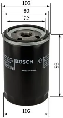 Produktbild von Bosch Ölfilter  0 451 103 365