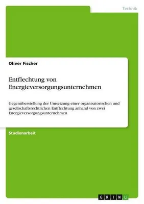Produktbild von Entflechtung von Energieversorgungsunternehmen