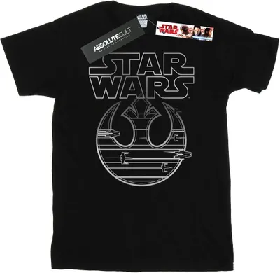 Produktbild von Star Wars - "The Last Jedi Resistance" T-Shirt für Herren BI46876 (XL) (Schwarz)