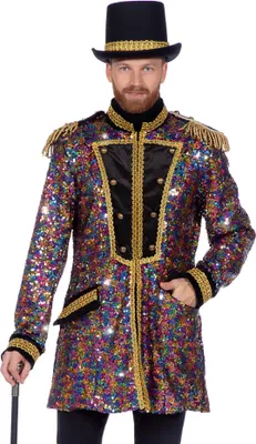 Produktbild von Gardejacke mit bunten Pailletten Größe: S