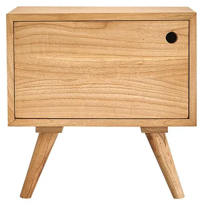 Produktbild von Nachttisch Mindi massiv 50 cm kompakt