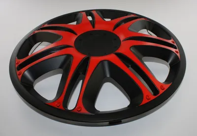 Produktbild von SET Radkappen Radzierblenden 4er Satz 14 NASCAR RED-BLACK