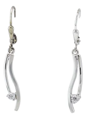 Produktbild von MIAMAR 1118395 Damen Ohrringe 14 Karat (585) Weißgold weiß