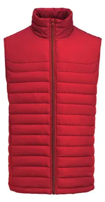 Imagen del producto de James Harvest - Chaleco "Arches" uni para hombre/mujer, modelo ET902 (talla L), color rojo