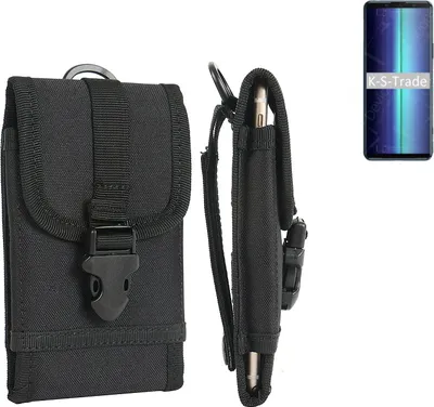 Produktbild von K-S-Trade Handyhülle kompatibel mit Oukitel WP10 Gürteltasche Holster Handytasche Gürtel Tasche Schutzhülle Robuste Handy Schutz Hülle Tasche