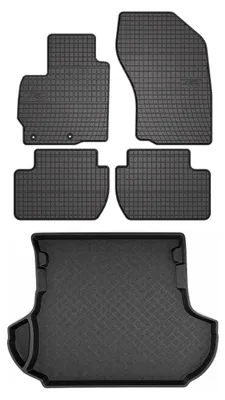Obrázek produktu pro Gumové autokoberce SolidPRO + vana kufru pro: Mitsubishi Outlander II 2006-2013 5 ks