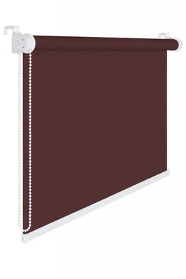 Obrázek produktu pro Okenní roleta 90 cm široká 175 cm dlouhá čokoládově hnědá zatemňovací roleta 50 % soukromí včetně vytahovací šňůrky F
