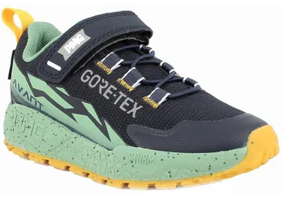 Produktbild von Primigi Gore-Tex Storm GTX Kinder Wasserdichte Sneaker Navy/Grün, 1431055 - Gr. 31