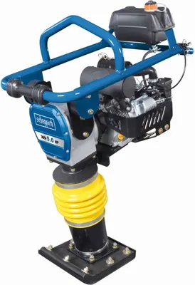 Produktbild von Scheppach Vibrationsstampfer VS1000 | 5,6 PS Motor | 10 kN Verdichtungsdruck | 345 x 285 mm Plattengröße | 450 - 650/min Schlagzahl