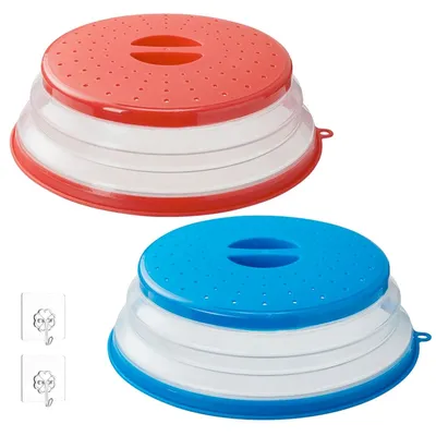 Immagine prodotto di Coperchio per microonde 26 cm, colore: rosso e blu