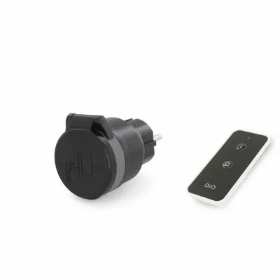 Obrázek produktu pro Zásuvka s dálkovým ovládáním Dio Connected Home, 3500W, IP44, černá