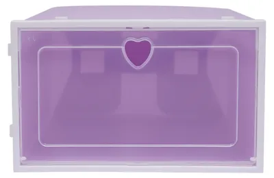 Imagen del producto de Cajas apilables y plegables para zapatos - 20 unidades - Plástico - Transparente