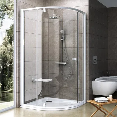 Produktbild von Ravak Pivot - Viertelkreis-Duschkabine PSKK3-80, 770–795 mm, weiß/Klarglas 37644101Z1
