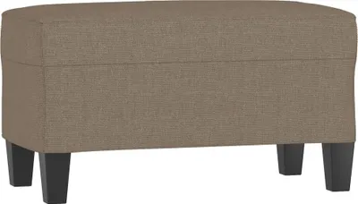 Produktbild von Sitzbank Taupe 70x35x41 cm Stoff